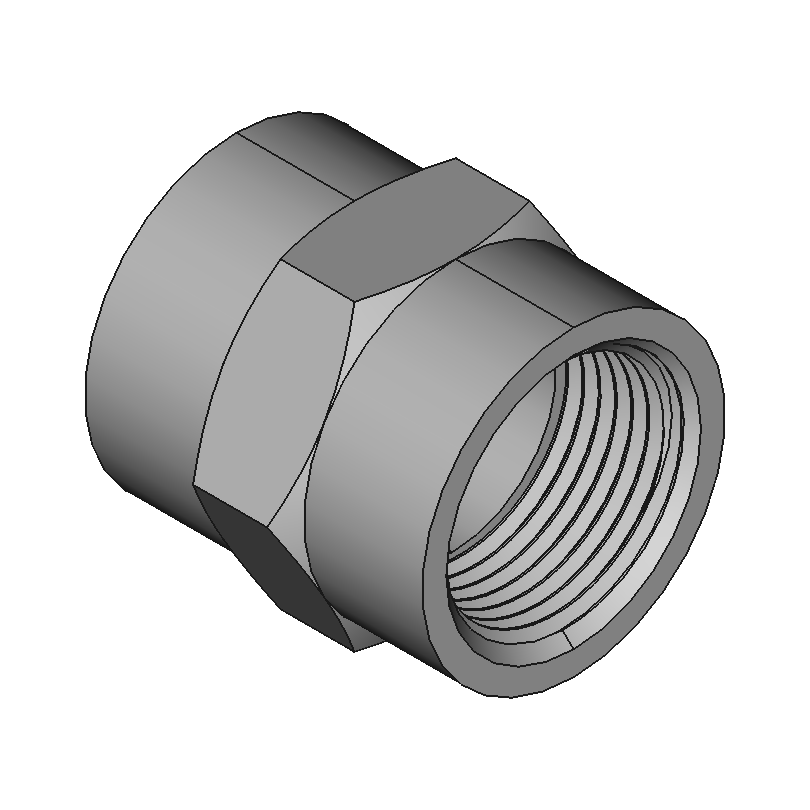 Compact Extreme-Pressure Steel Threaded Pipe Fittings