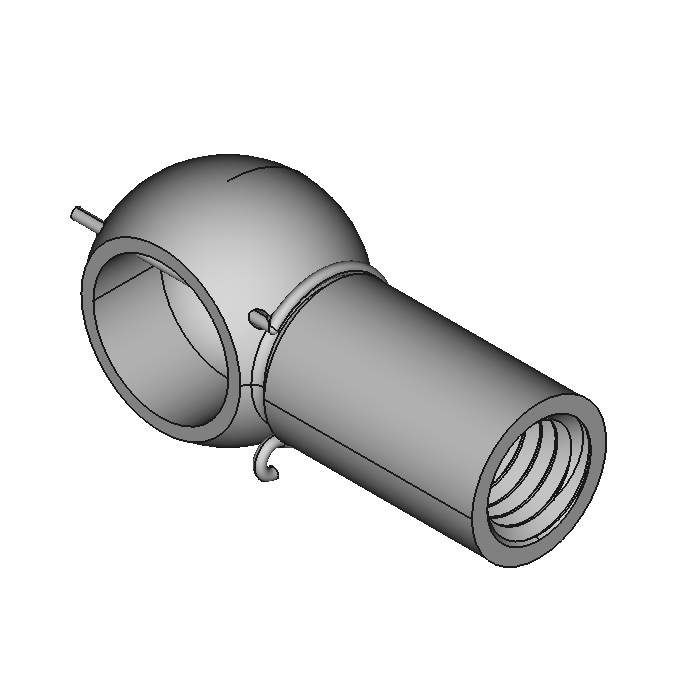 Corrosion-Resistant Ball Socket End Fittings with Safety Clip for Gas Springs