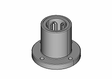 Flange-Mounted Linear Ball Bearings