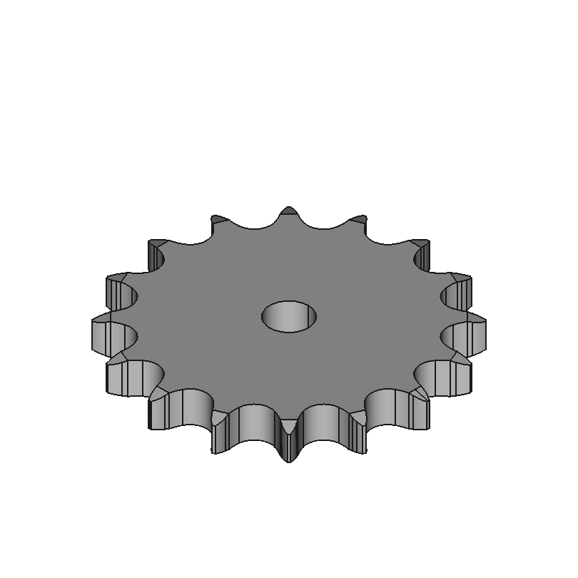 Flat Sprockets for Metric Roller Chain