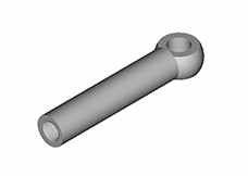 Internally Threaded Rod End Bolts with Partial Threads