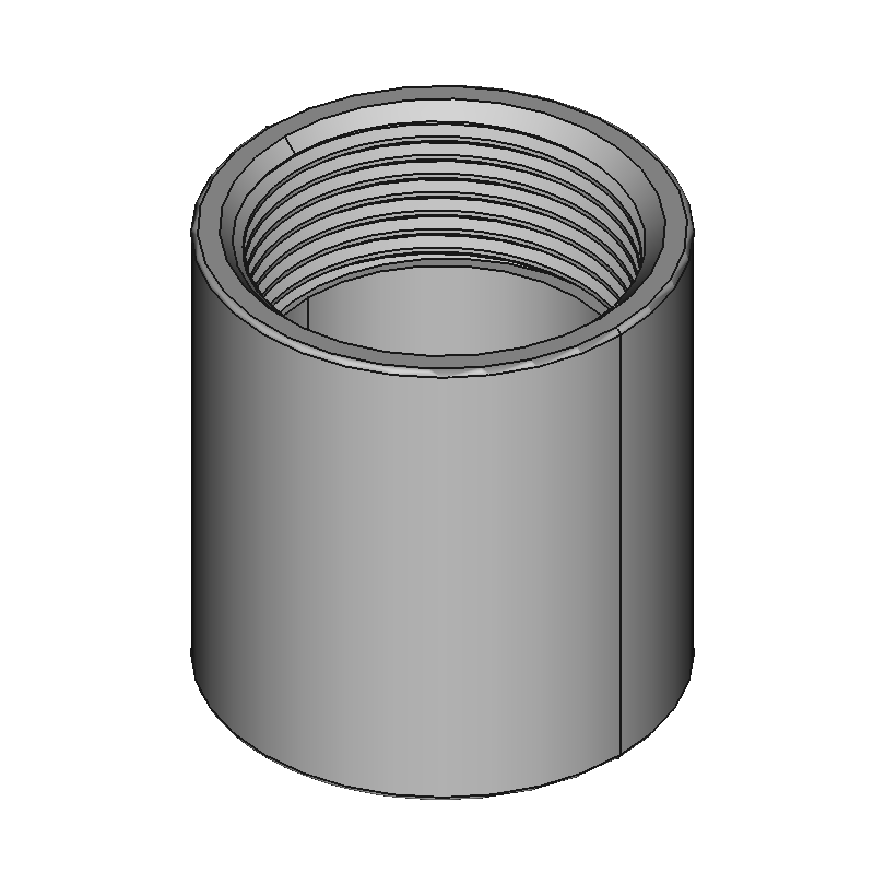 Low-Pressure Aluminum Threaded Pipe Fittings