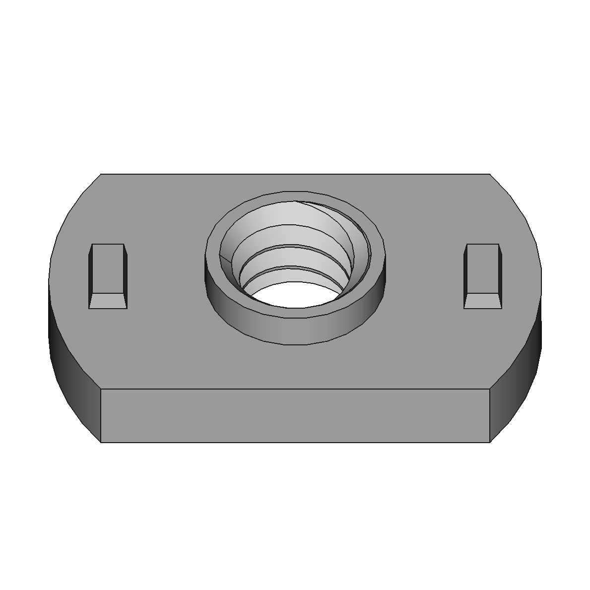 Low-Profile Narrow-Base Weld Nuts with Projections