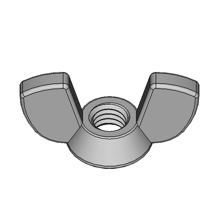 Metric 18-8 Stainless Steel Wing Nuts