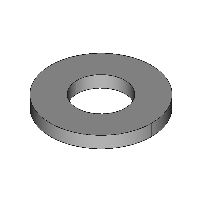 Metric Chemical-Resistant Plastic Washers