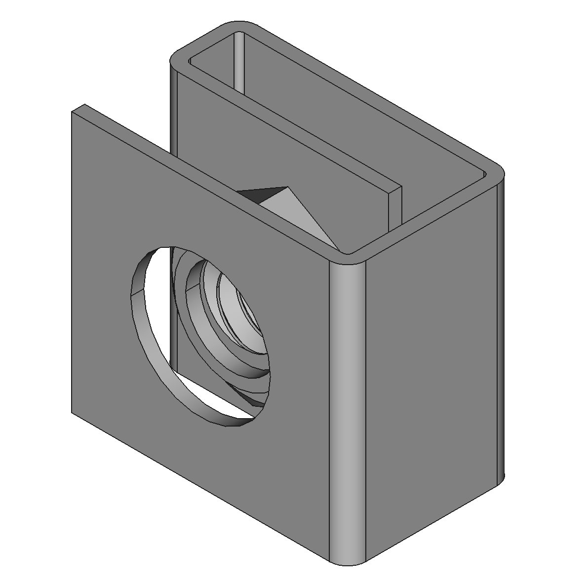 Metric Clip-On Nuts for Flanged Edges
