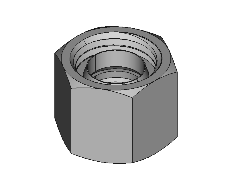 Nuts for Vibration-Resistant Compression Fittings for Steel Tubing