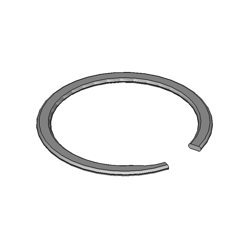 Single-Turn Spiral External Retaining Rings