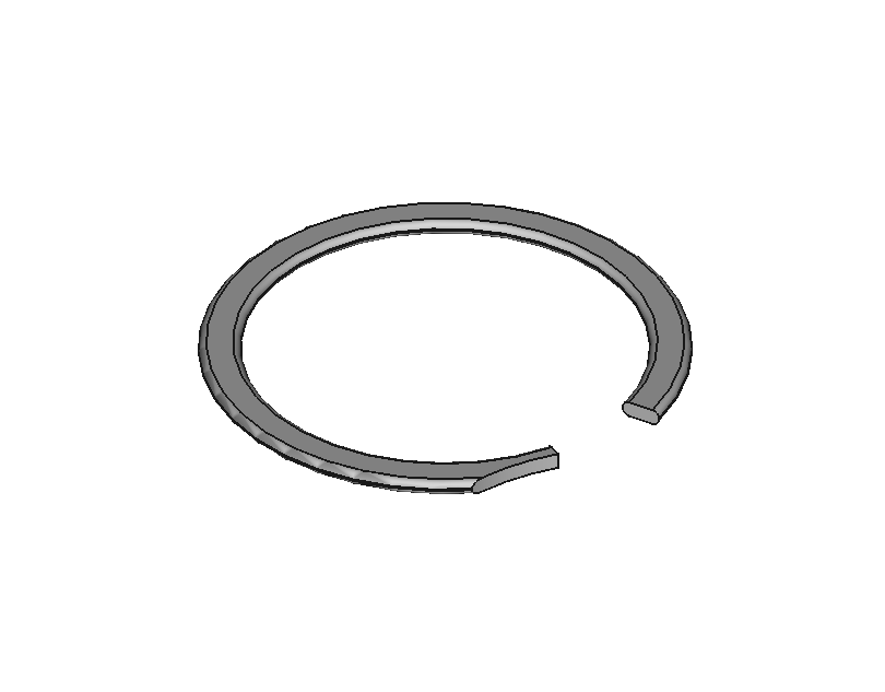 Single-Turn Spiral Internal Retaining Rings