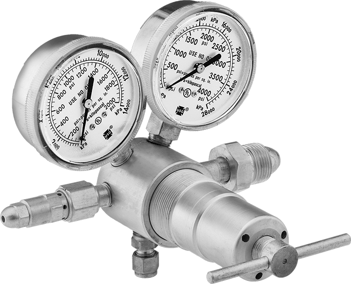 Tank-Mount High-Pressure-Regulating Valves for Air and Inert Gas