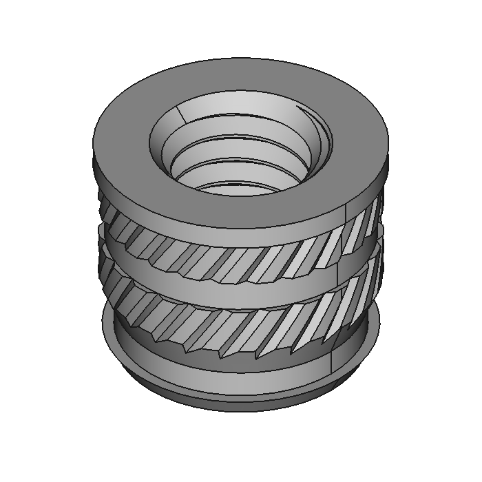 Tapered Heat-Set Inserts for Plastic