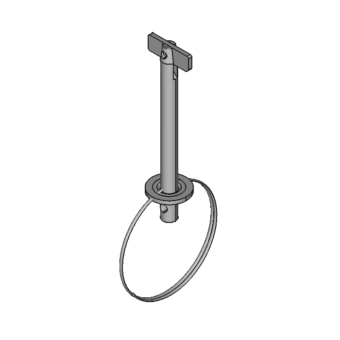 Toggle-Lock Clevis Pins with Handle