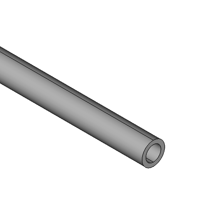 UV-Resistant Firm Plastic Tubing for Air and Water