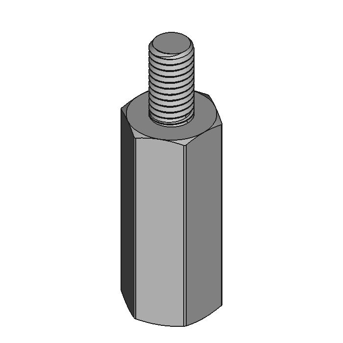 Male-Female Hex Thread Adapters