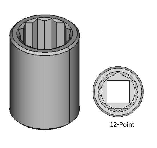 12-Point Impact Sockets