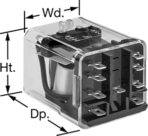 Compact Spade-Terminal Relays