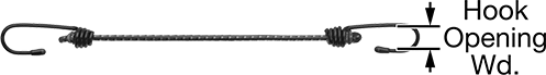 Abrasion-Resistant Elastic Tie Downs