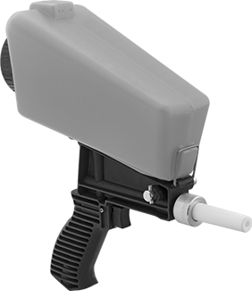 Abrasive Blasting Guns with Media Reservoir