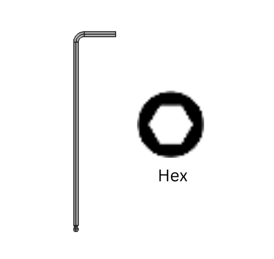 Ball-End High-Visibility L-Keys