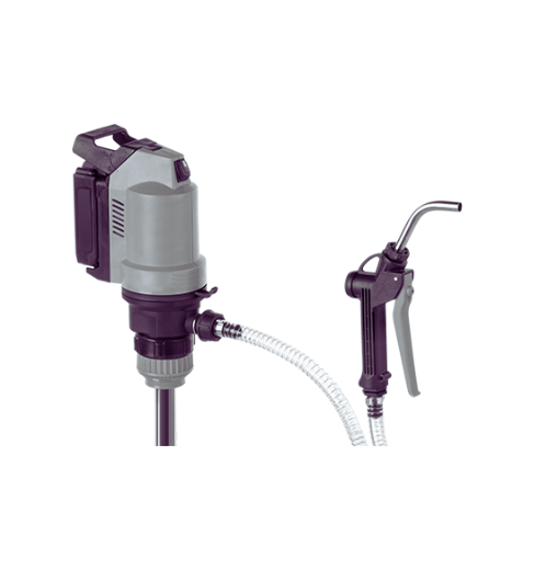 Battery-Operated Drum Pumps with Nozzle for Oil