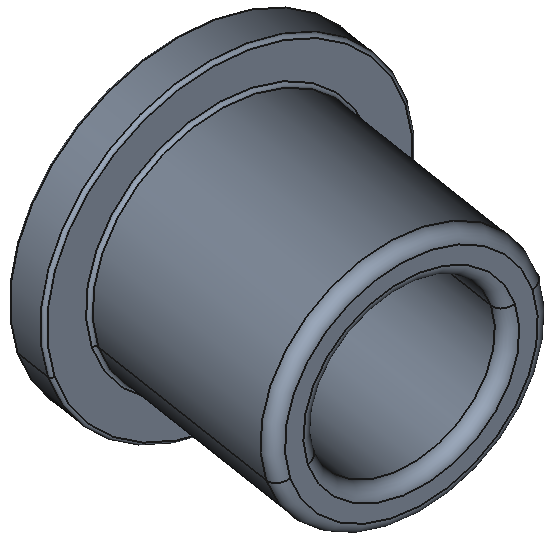 Chemical-Resistant Dry-Running Flanged Sleeve Bearings