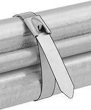 Choose a Color Plastic-Coated Stainless Steel Cable Ties