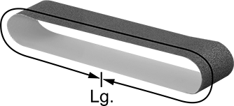 Cushioned Sanding Belts