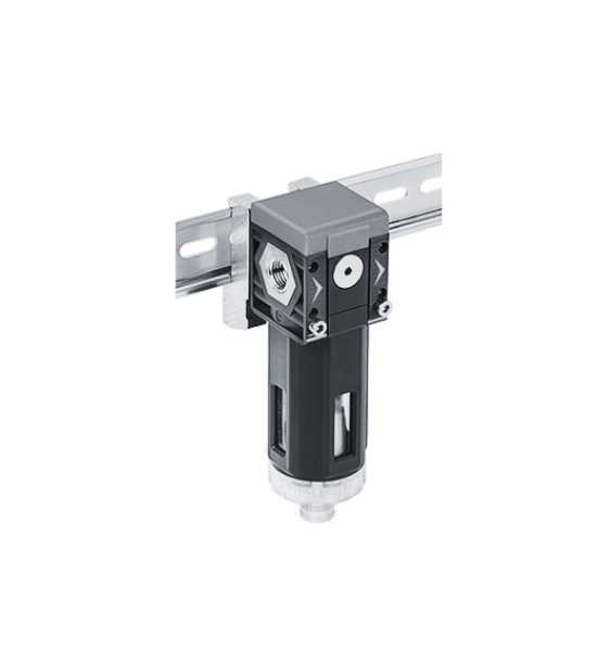 DIN-Mount Compressed Air Filters for Particle Removal