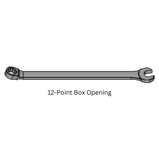 Extended-Reach Combination Wrenches