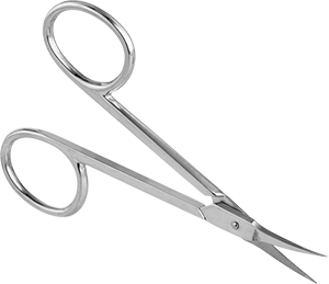 Flush-Cut Compact Scissors