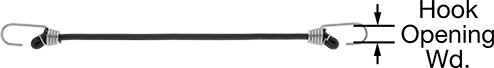 Heavy Duty Abrasion-Resistant Elastic Tie Downs