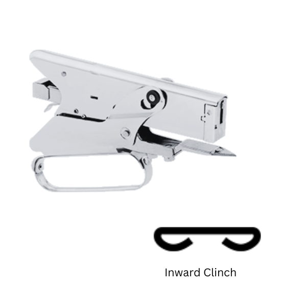 Heavy Duty Inward-Clinch Manual Staplers with Spear Point