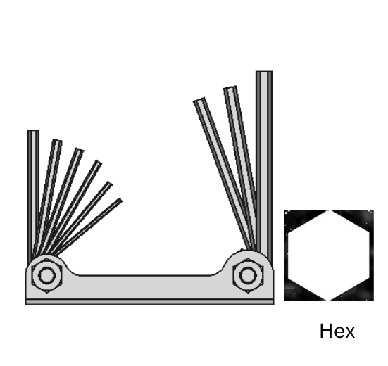 High-Visibility Fold-Up Key Sets