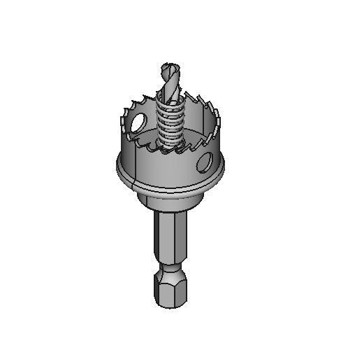 Impact-Driver Hole Saws for Sheet Metal