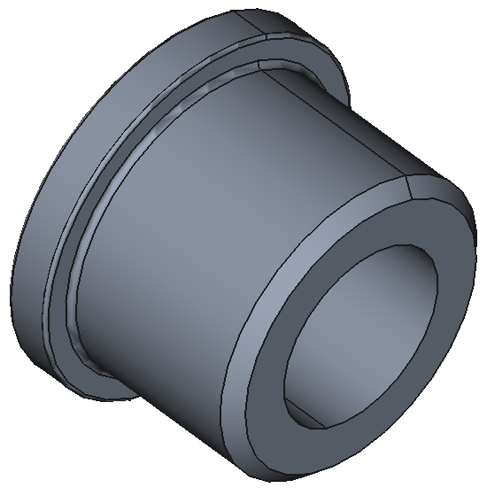 Light Duty Dry-Running Flanged Sleeve Bearings
