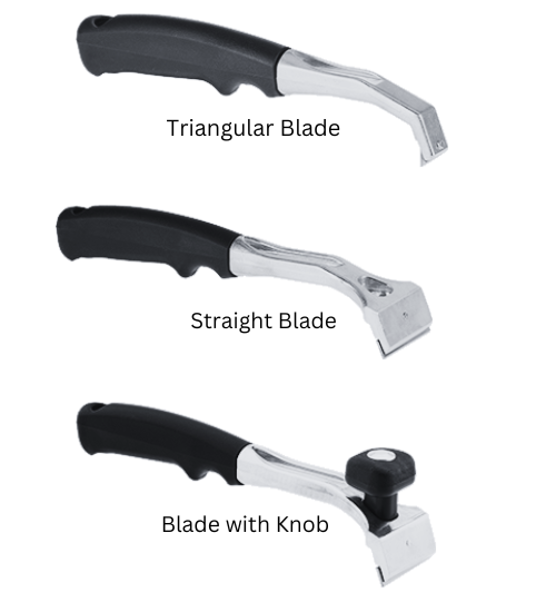 Long-Life Carbide Blade Flat-Surface Scrapers