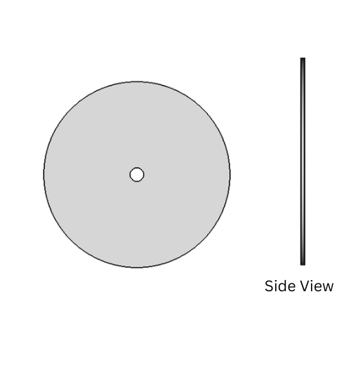 Miniature Dremel-Compatible Cutoff Wheels for Ceramics