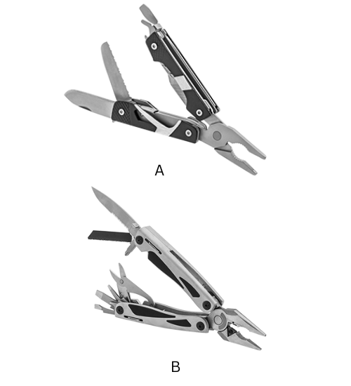 Multitools with Fold-Out Spring-Action Pliers