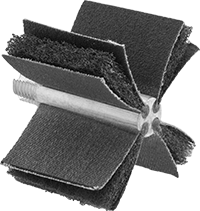 Nylon Mesh Cushioned Flap Wheels for Internal Sanding