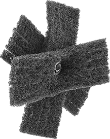 Nylon Mesh Cushioned Sanding Pads for Internal and Irregular Surfaces