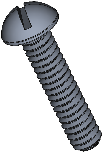 Slotted Rounded Head Screws