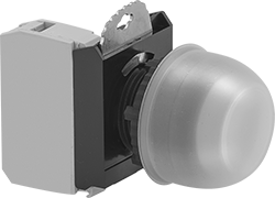 Plastic 22 mm Emergency Stop Panel-Mount Push-Button Switches