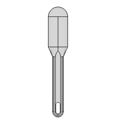 Round-Blade Plastic Spatulas