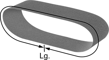 Sanding Belts for Aluminum-Soft Metals and Nonmetals-Use with Wide-Belt Sanders