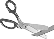 Scissors for Rubber and Thick Fabric