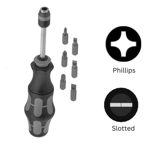 Secure-Hold Bit Screwdrivers