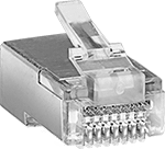 Shielded Easy-Install Crimp-On Data Connectors
