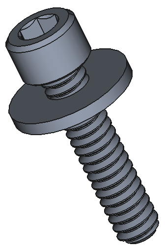Socket Head Screws with Flat Washer