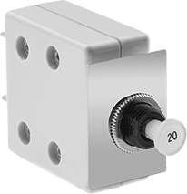 Space-Saver Panel-Mount Branch Circuit Breakers