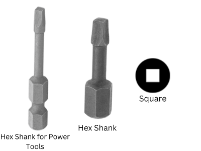 Square Bits for Impact Drivers